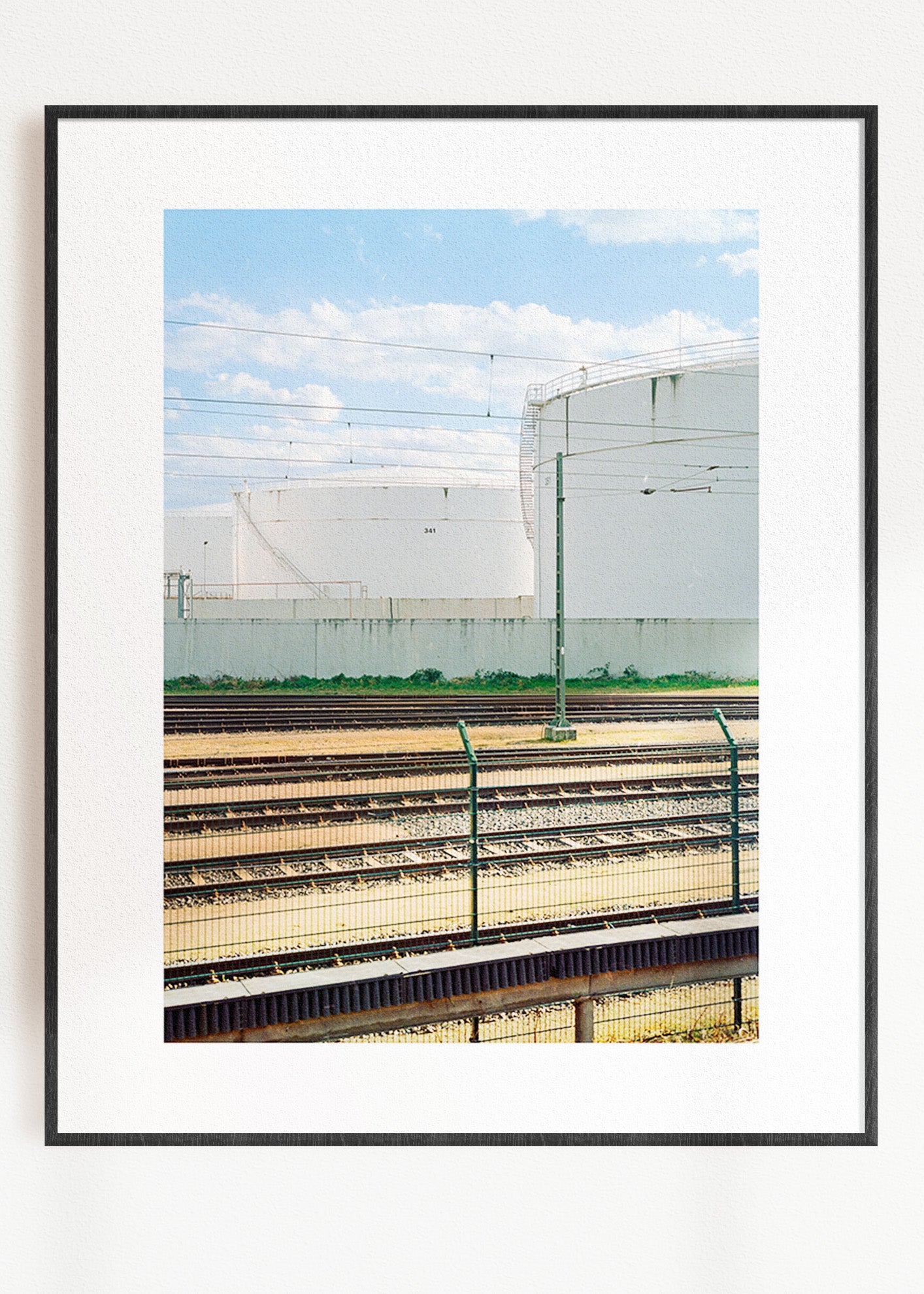 Gerahmter Kunstdruck "Industrielle Sachlichkeit"