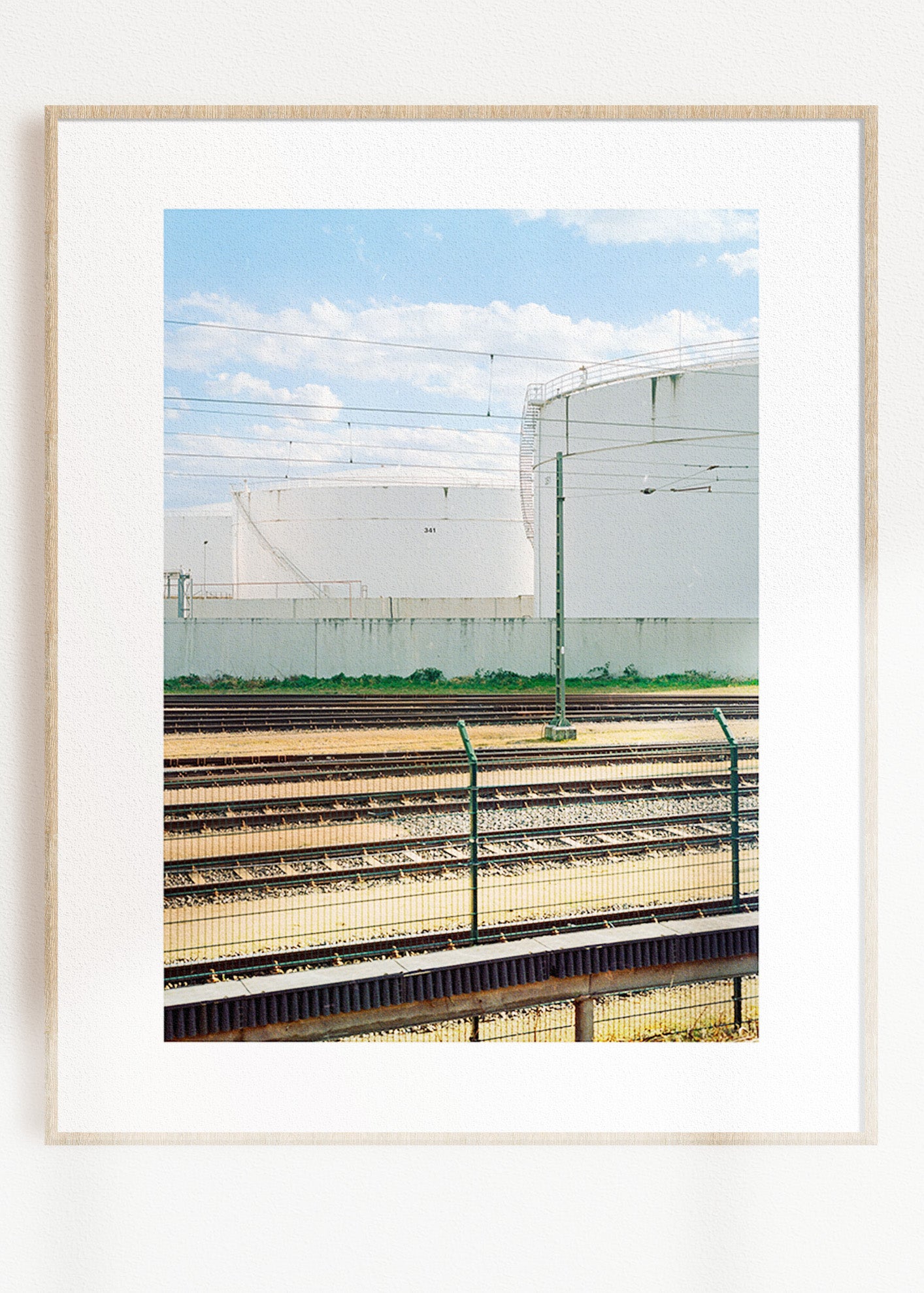 Gerahmter Kunstdruck "Industrielle Sachlichkeit"