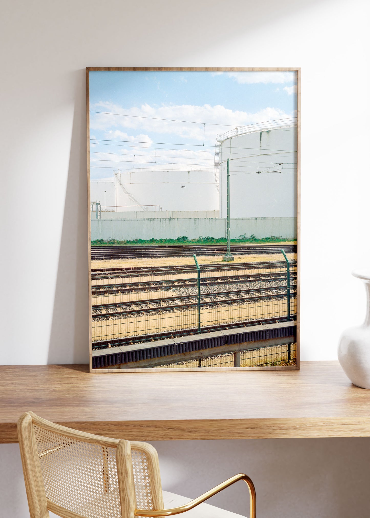 Gerahmter Kunstdruck "Industrielle Sachlichkeit"
