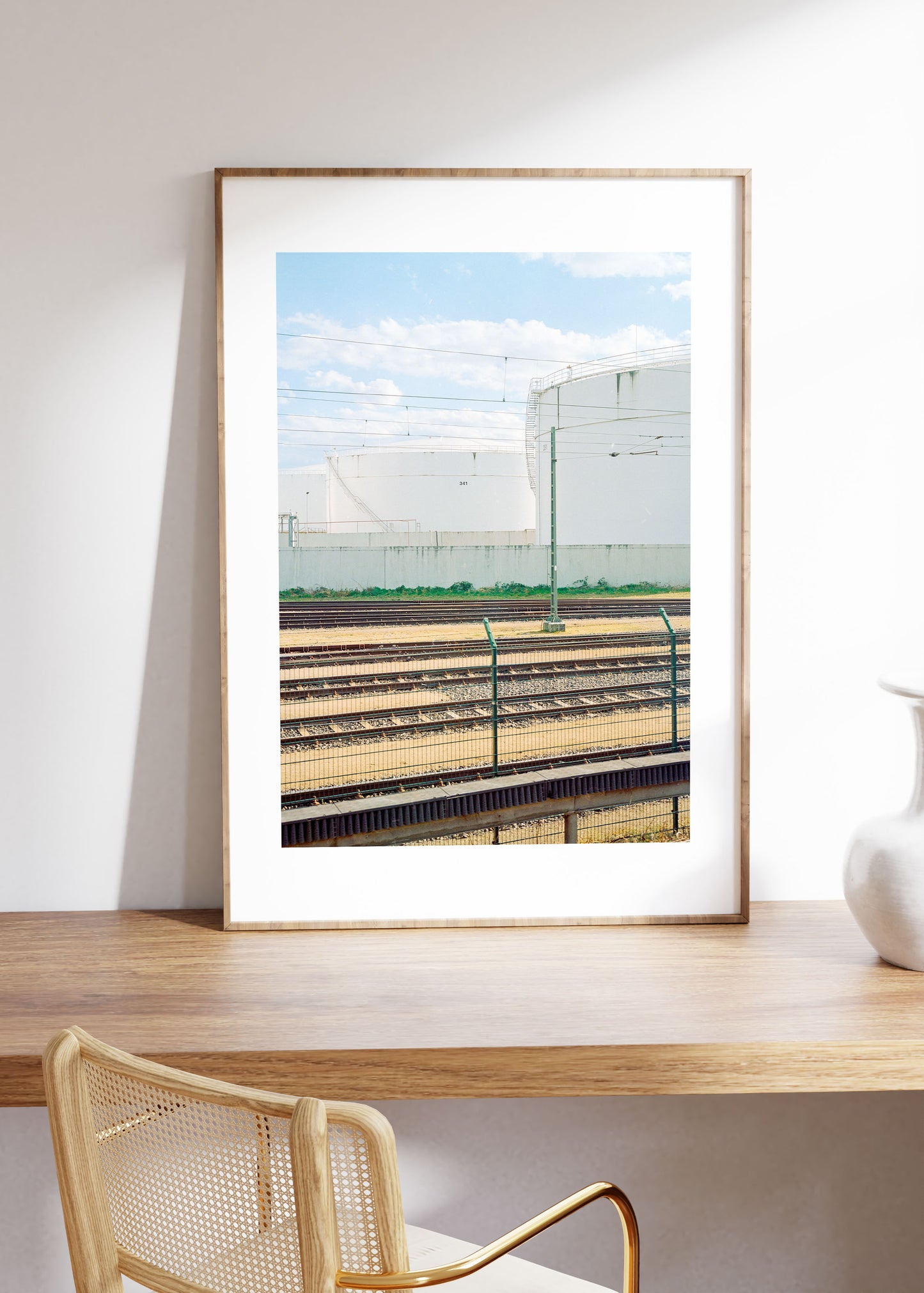 Gerahmter Kunstdruck "Industrielle Sachlichkeit"