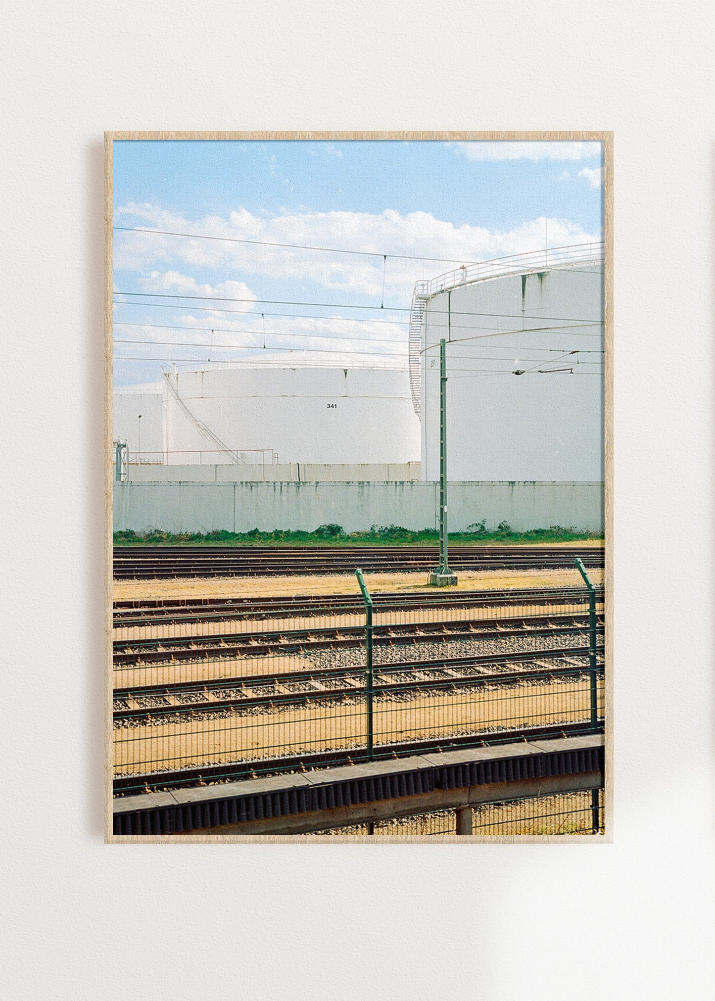 Gerahmter Kunstdruck "Industrielle Sachlichkeit"