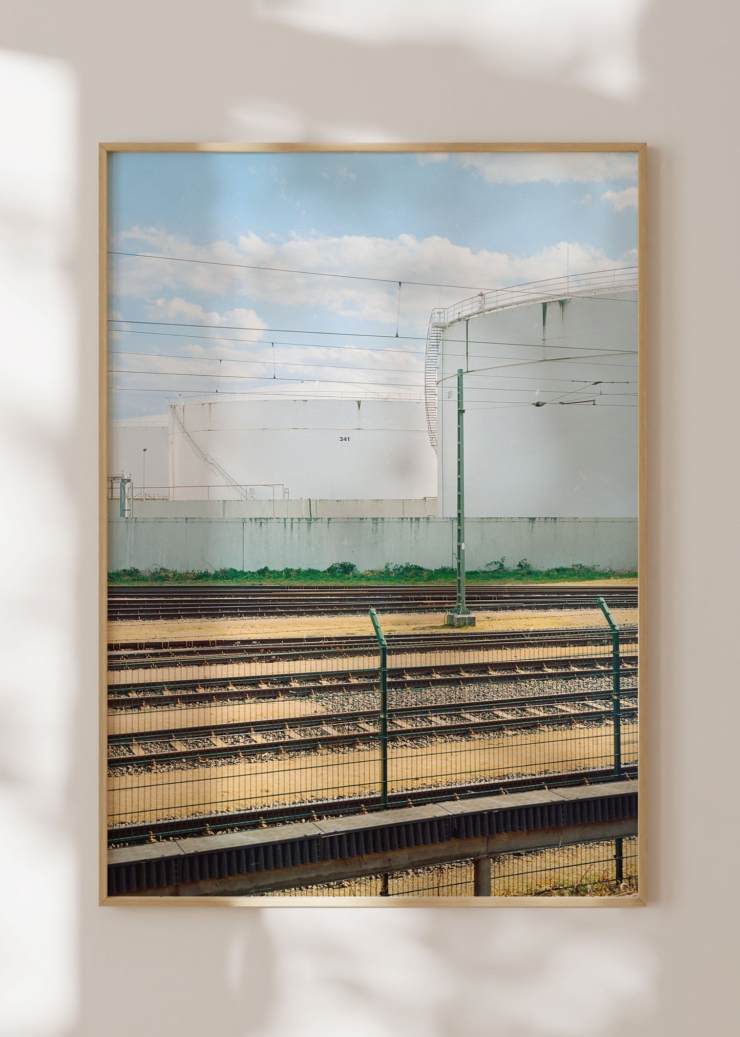 Gerahmter Kunstdruck "Industrielle Sachlichkeit"