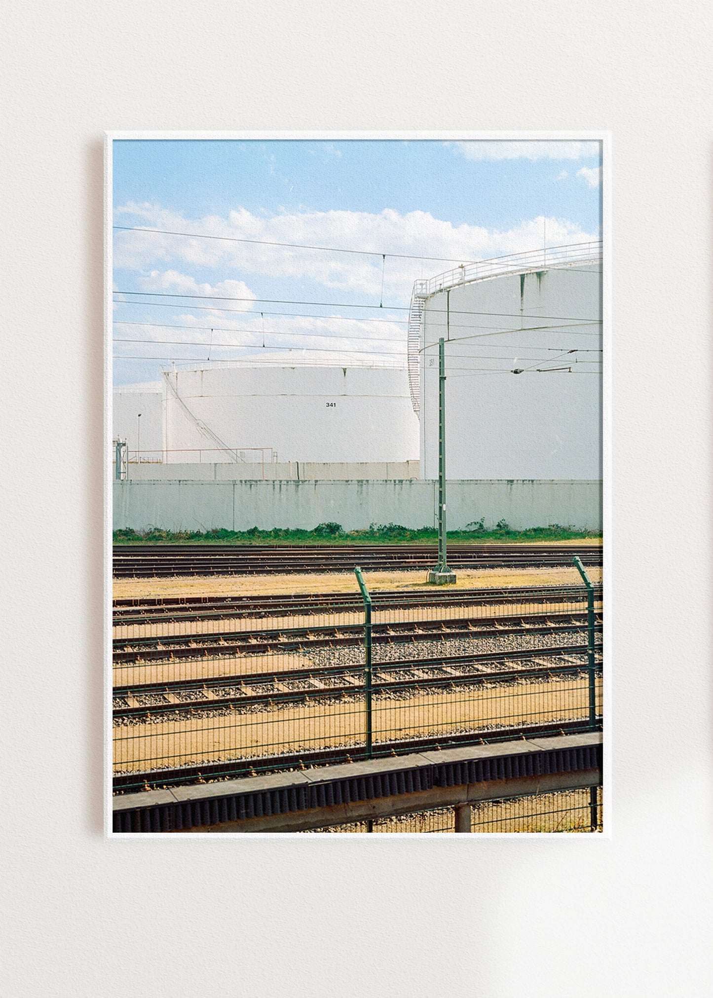 Gerahmter Kunstdruck "Industrielle Sachlichkeit"