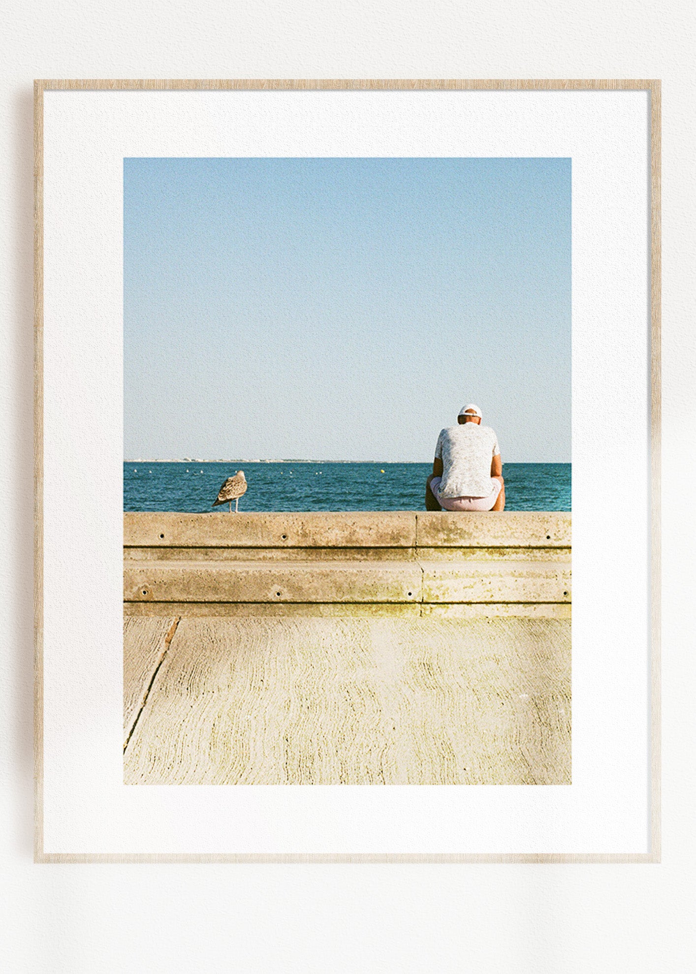 Gerahmter Kunstdruck "What a day, huh?"