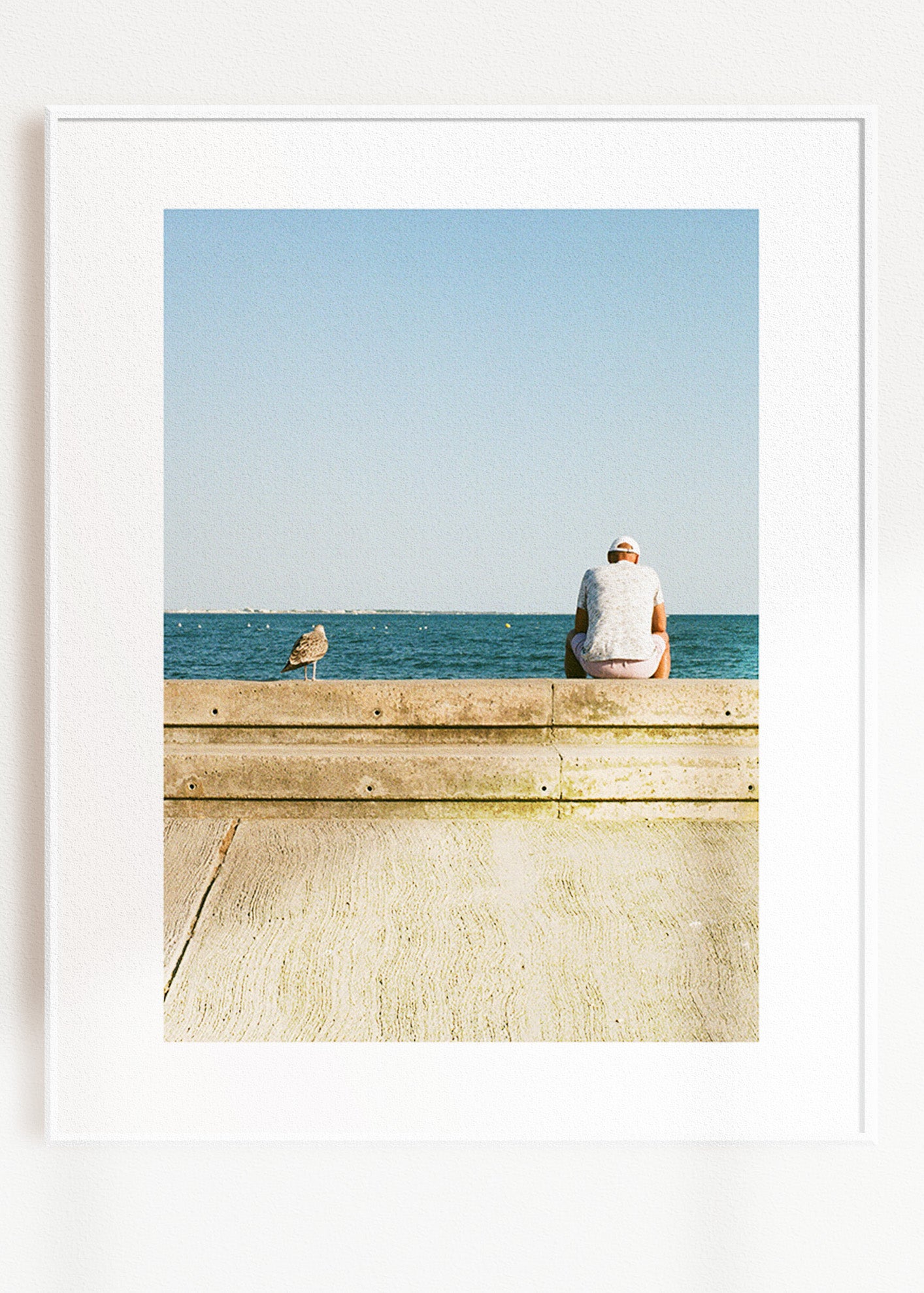 Gerahmter Kunstdruck "What a day, huh?"