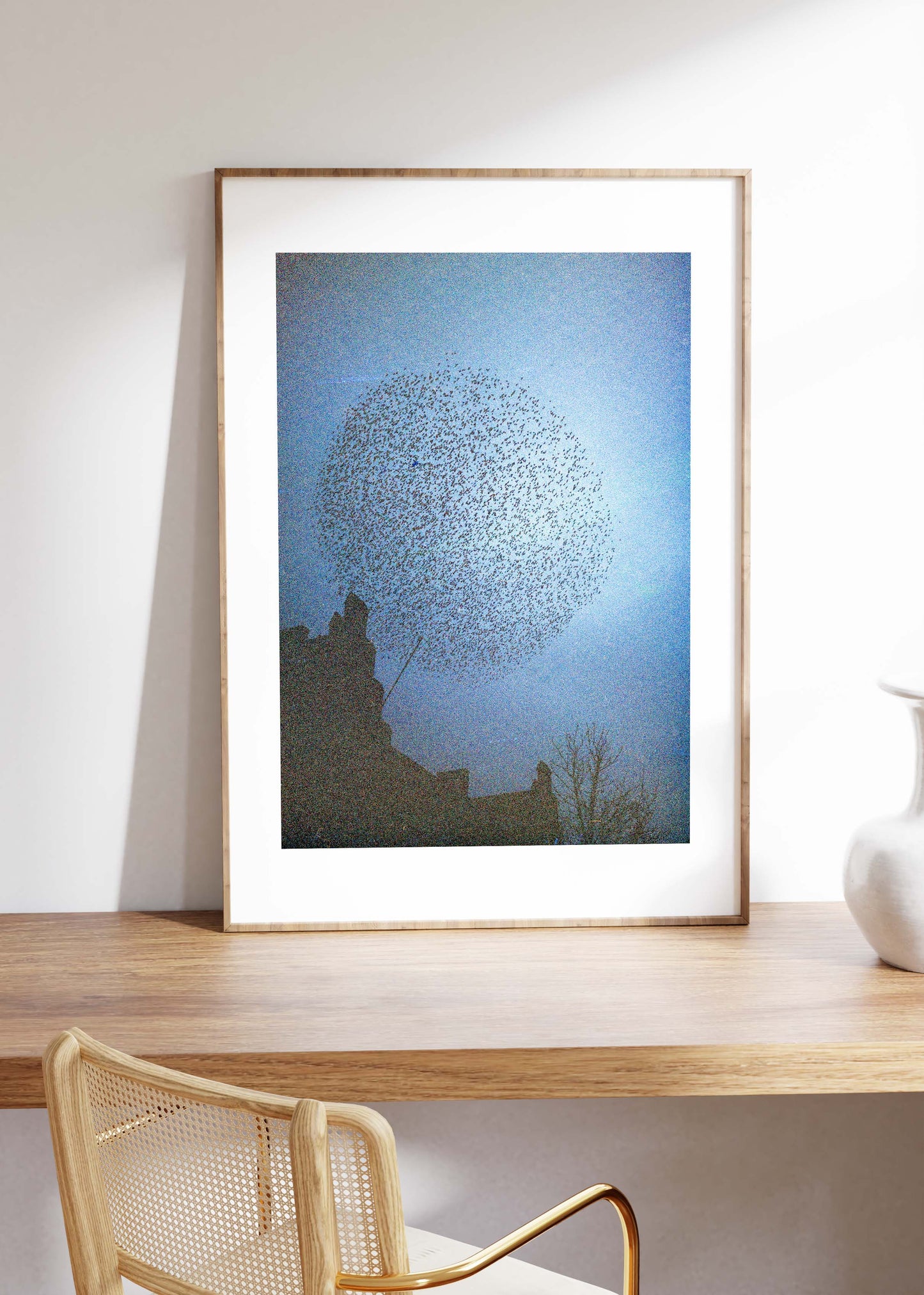 Gerahmter Kunstdruck "Murmuration"