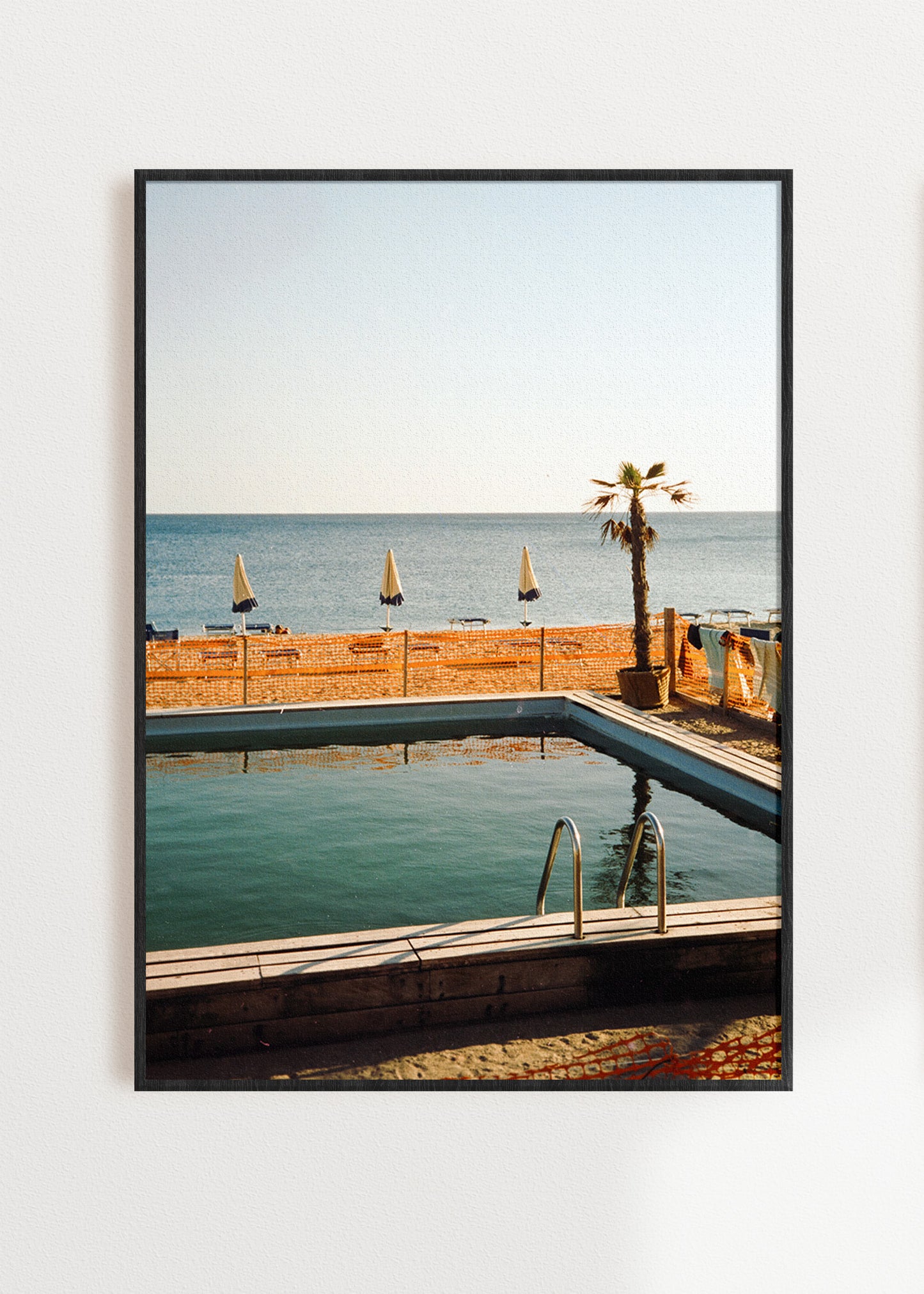 Gerahmter Kunstdruck "Pool"