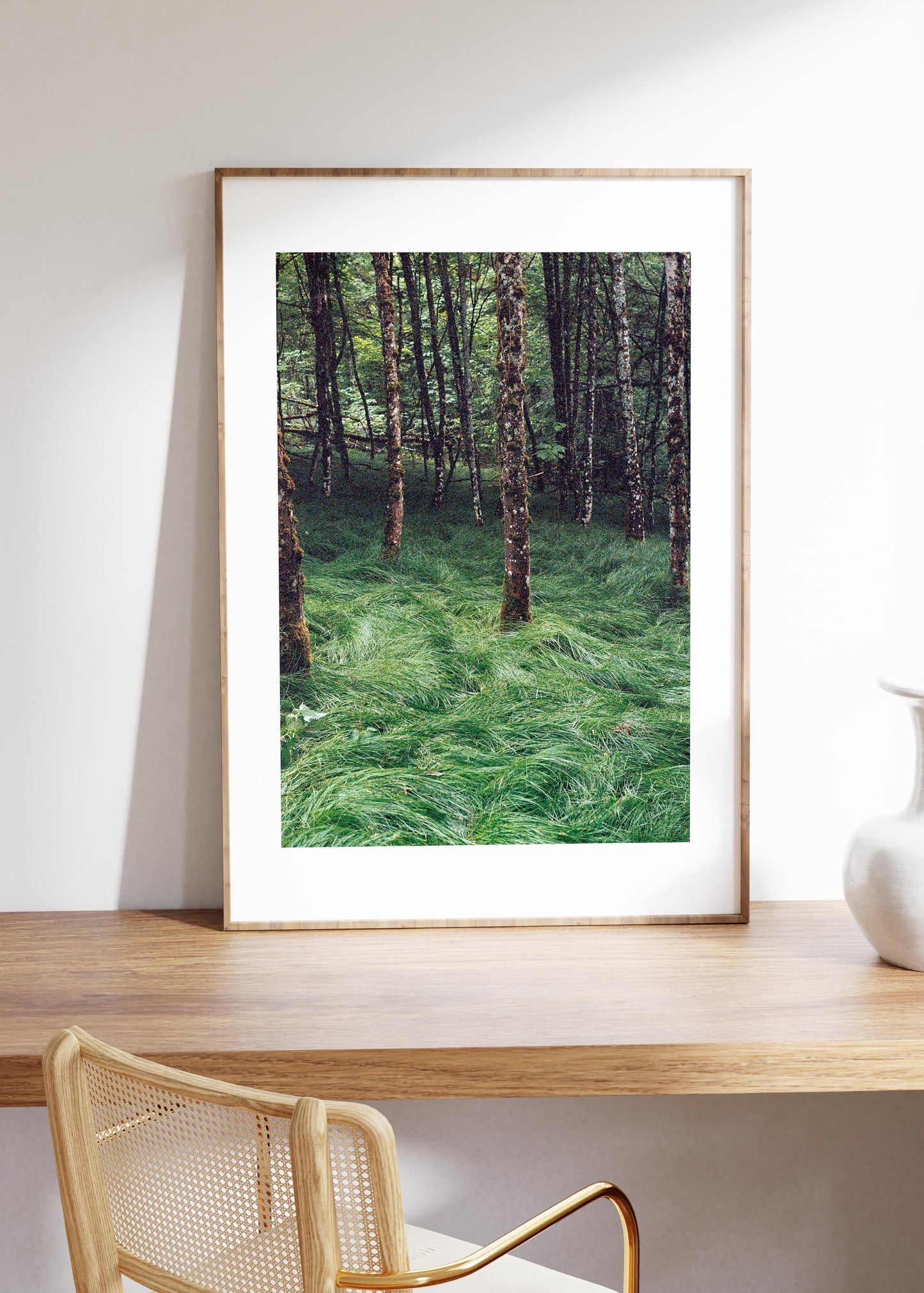 Gerahmter Kunstdruck "Verwunschener Wald 2"
