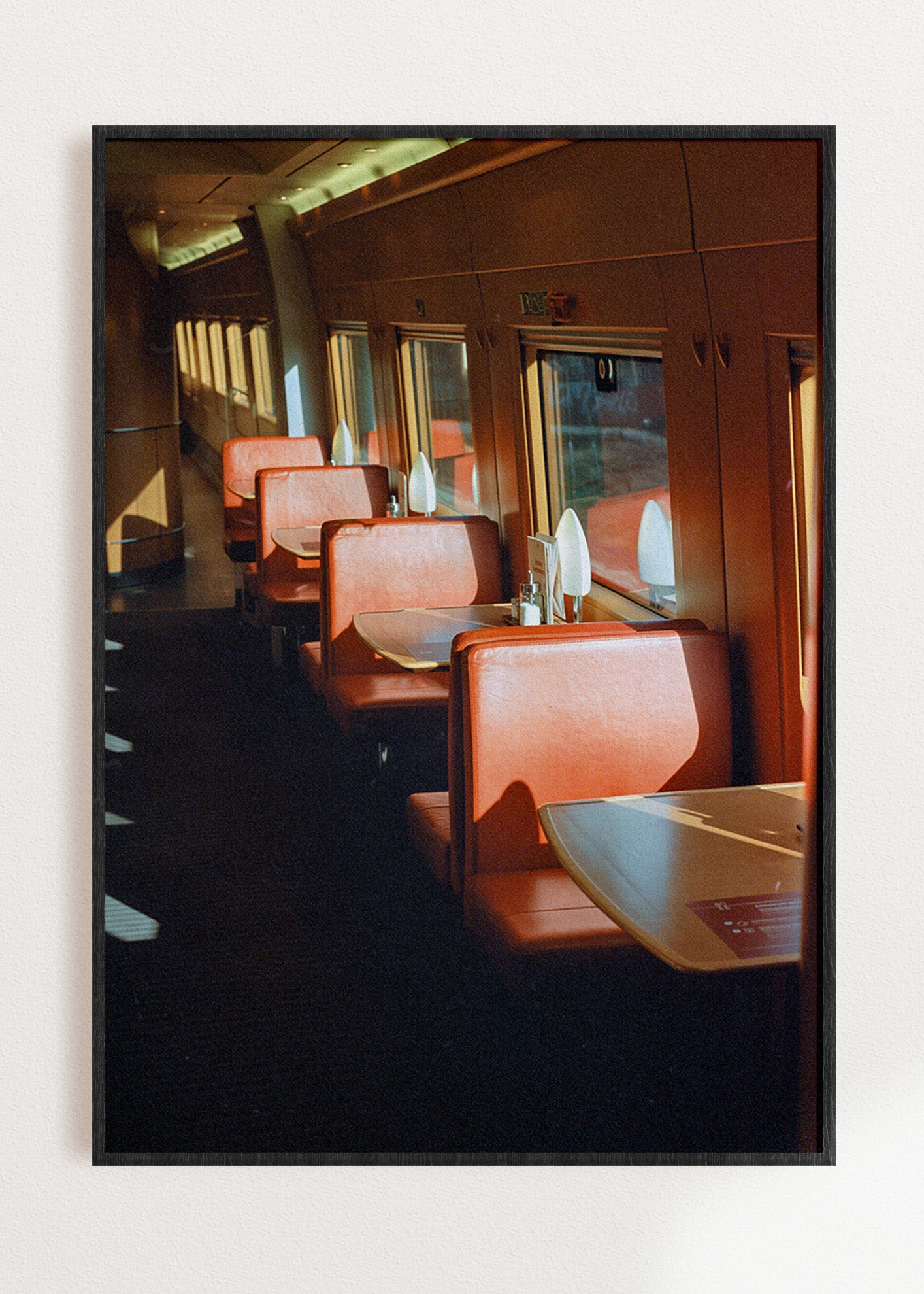 Gerahmter Kunstdruck "Speisewagen"