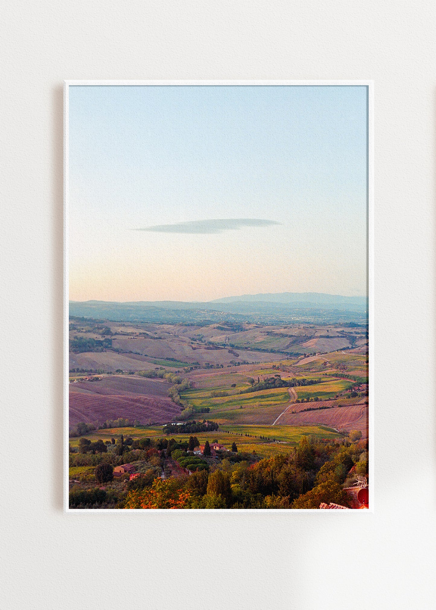 Gerahmter Kunstdruck "Toskana"
