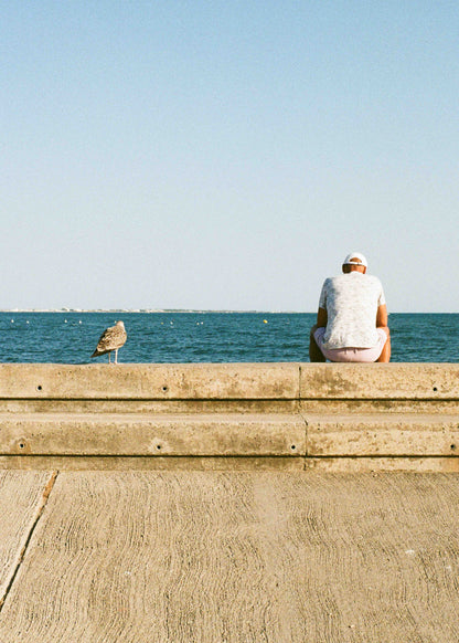 Gerahmter Kunstdruck "What a day, huh?"