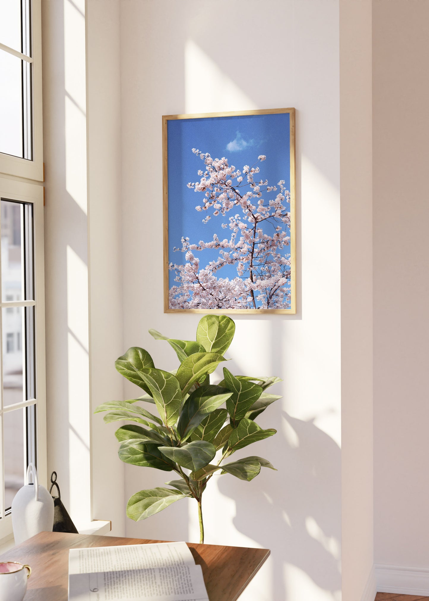 Gerahmter Kunstdruck "Blüte"
