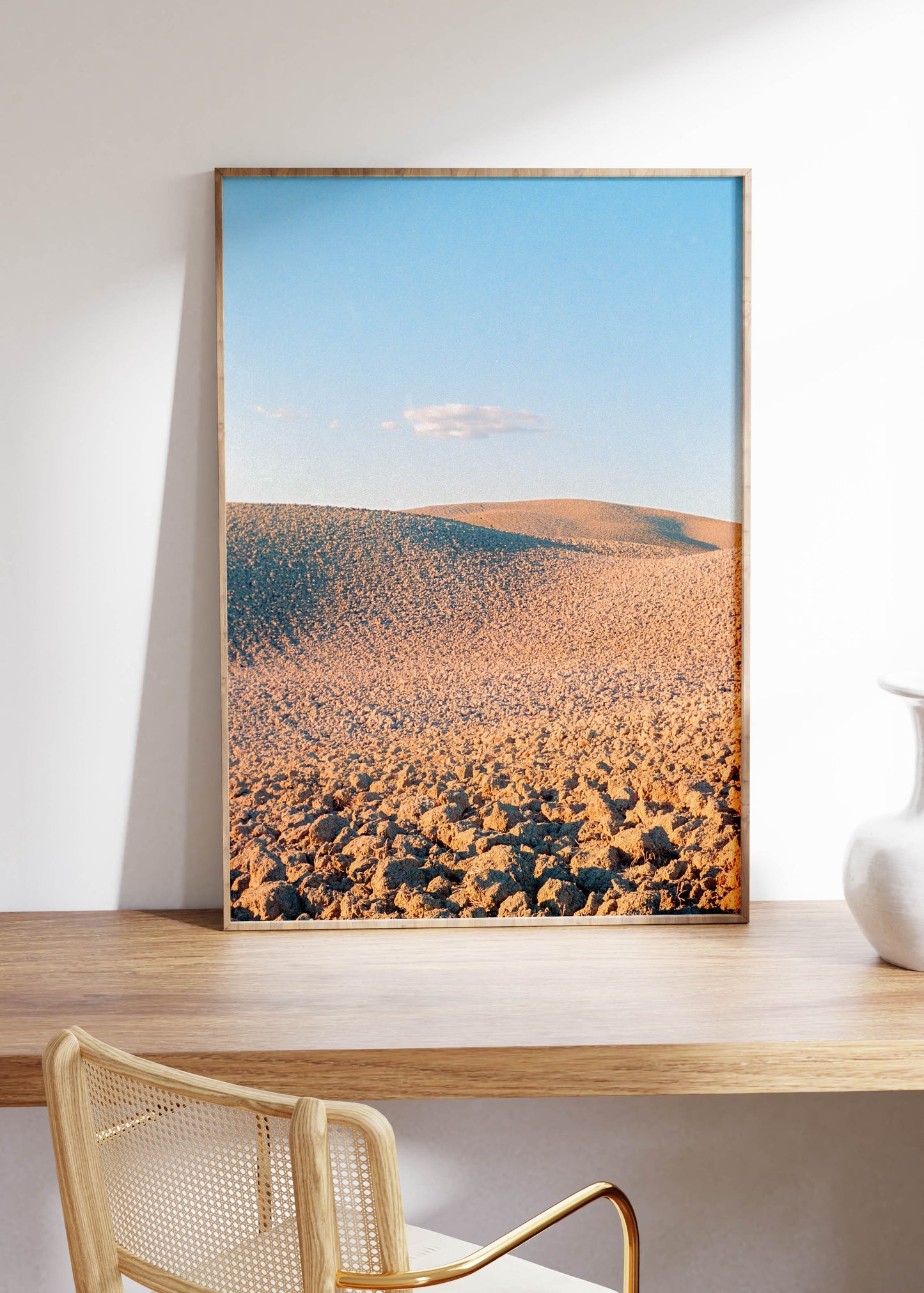 Gerahmter Kunstdruck "Crete Senesi"