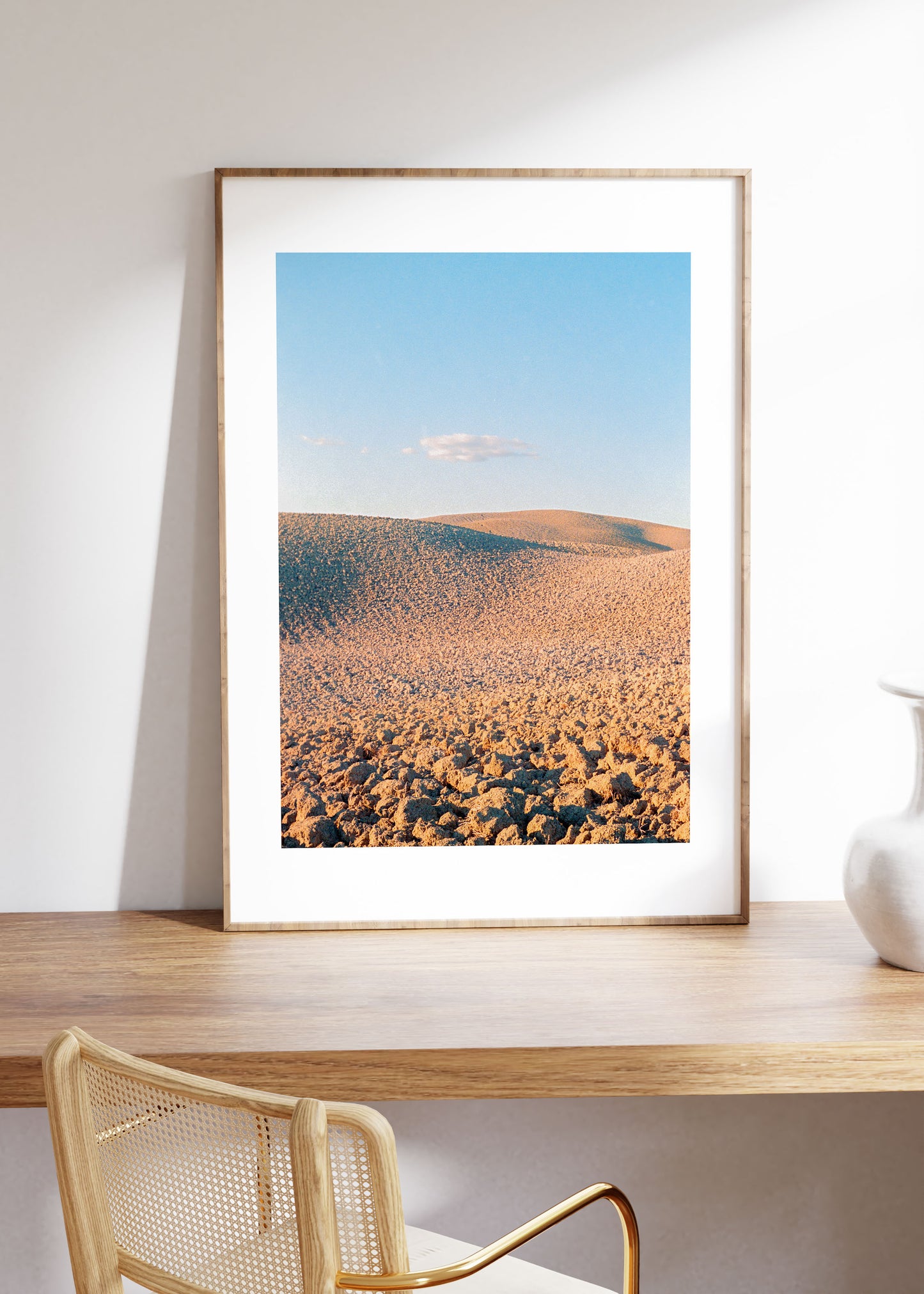 Gerahmter Kunstdruck "Crete Senesi"
