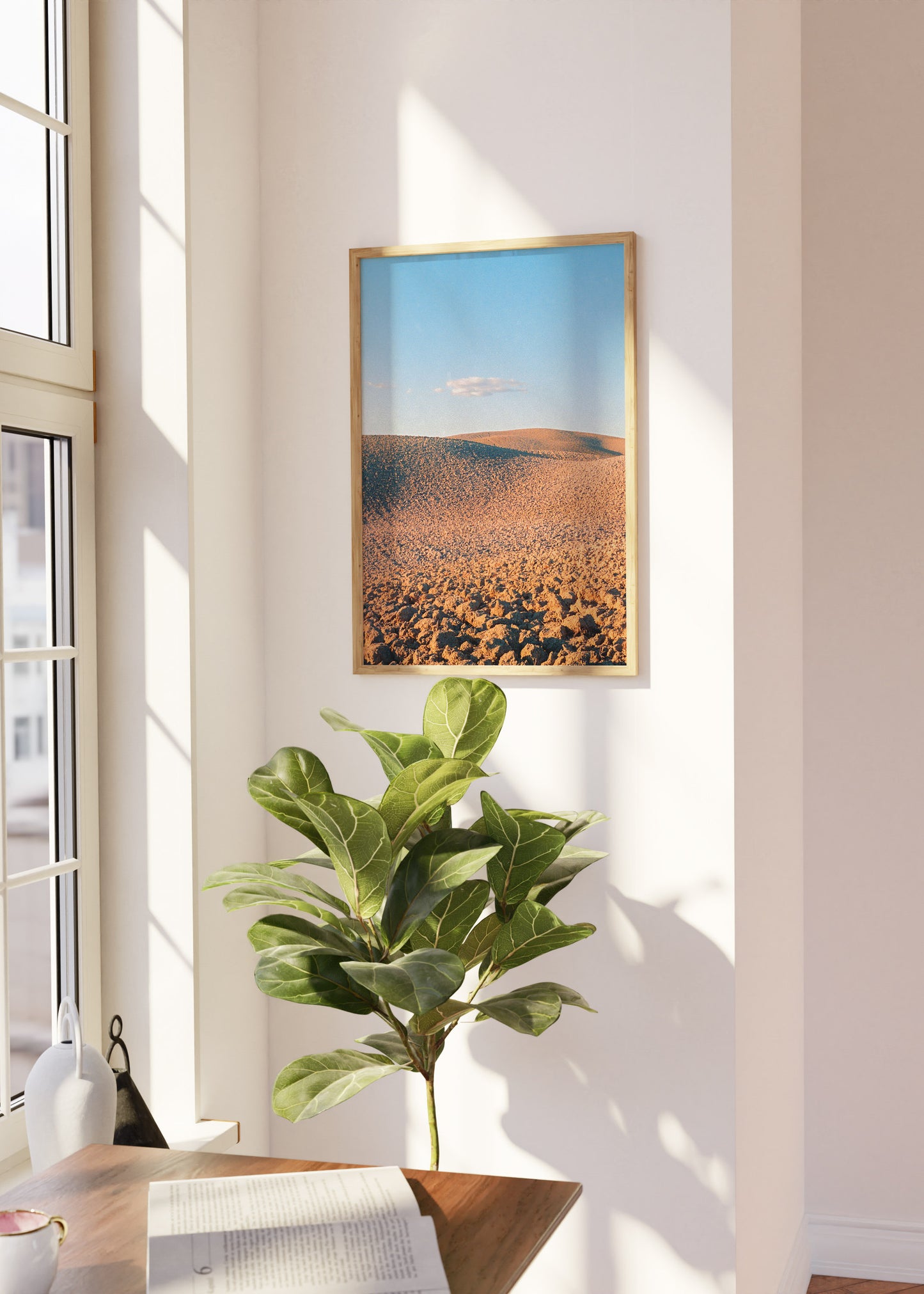 Gerahmter Kunstdruck "Crete Senesi"