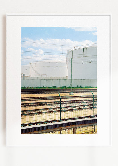 Gerahmter Kunstdruck "Industrielle Sachlichkeit"