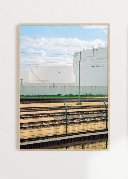 Gerahmter Kunstdruck "Industrielle Sachlichkeit"