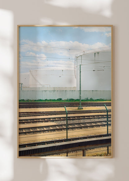Gerahmter Kunstdruck "Industrielle Sachlichkeit"