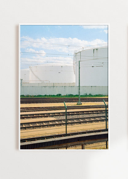 Gerahmter Kunstdruck "Industrielle Sachlichkeit"