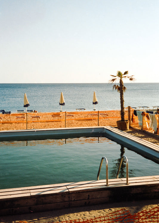 Gerahmter Kunstdruck "Pool"