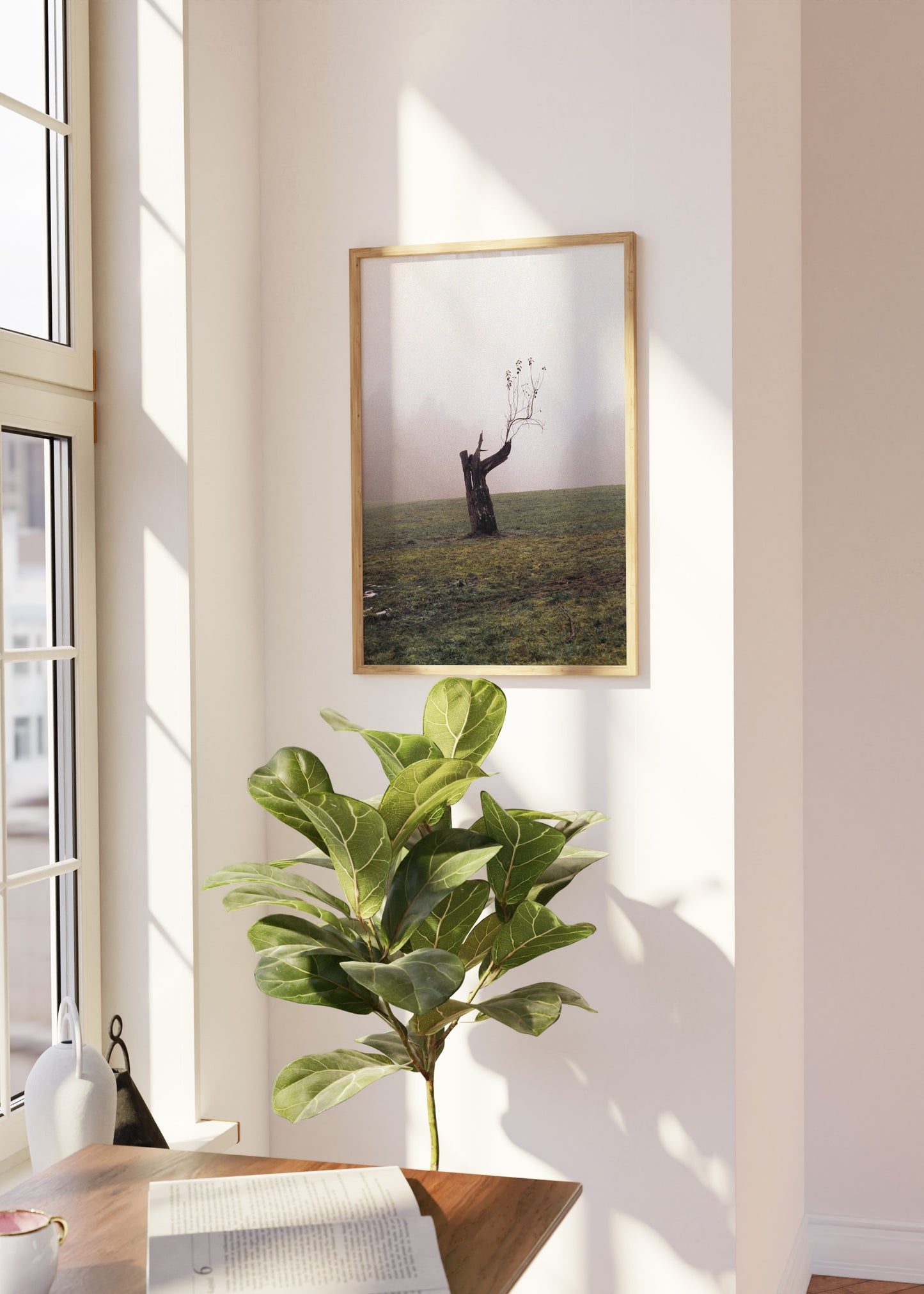 Gerahmter Kunstdruck "Baum"