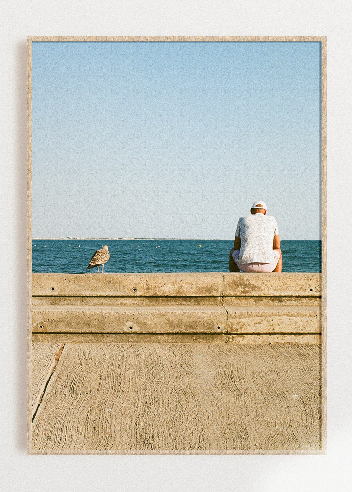 Gerahmter Kunstdruck "What a day, huh?"