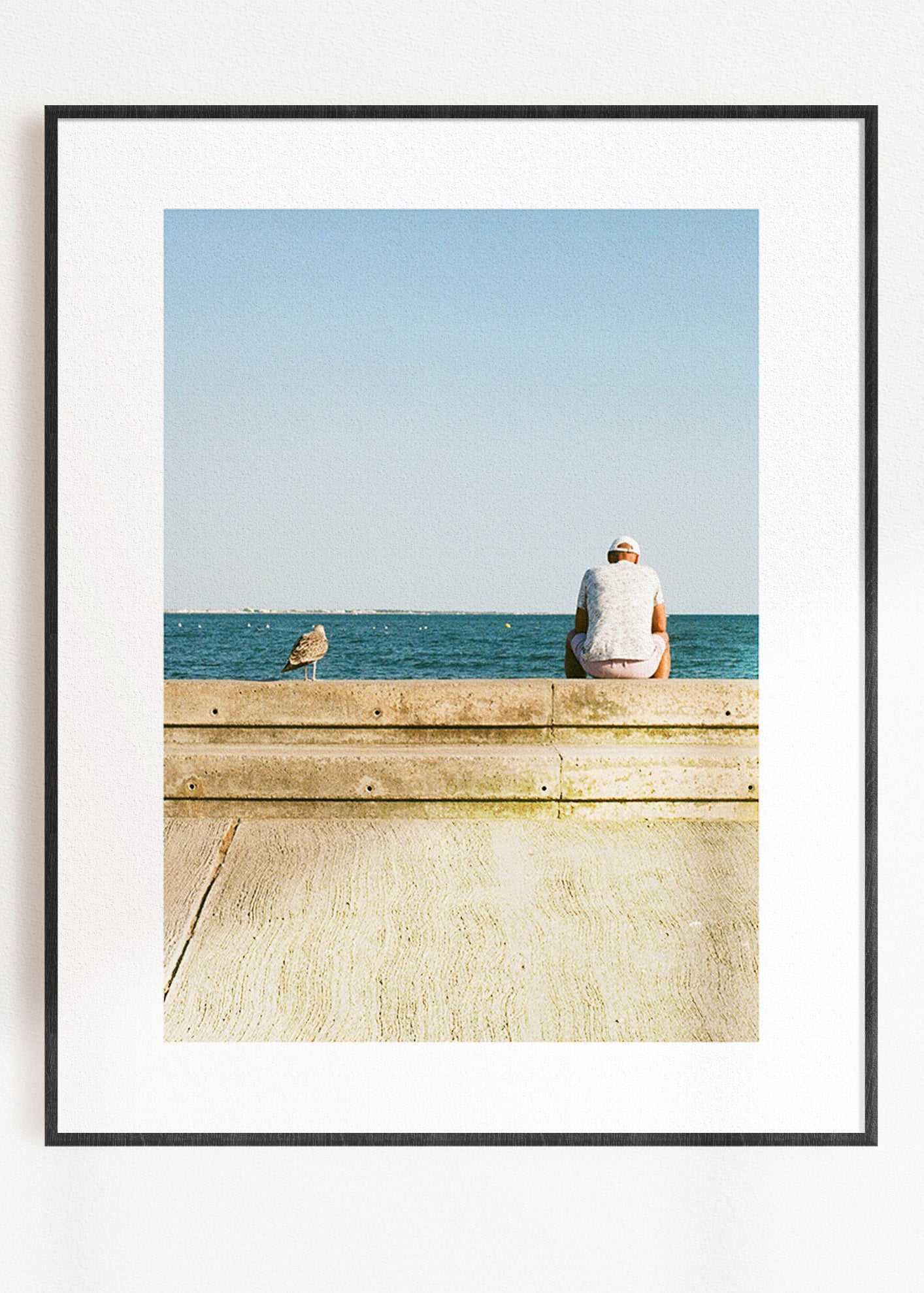 Gerahmter Kunstdruck "What a day, huh?"