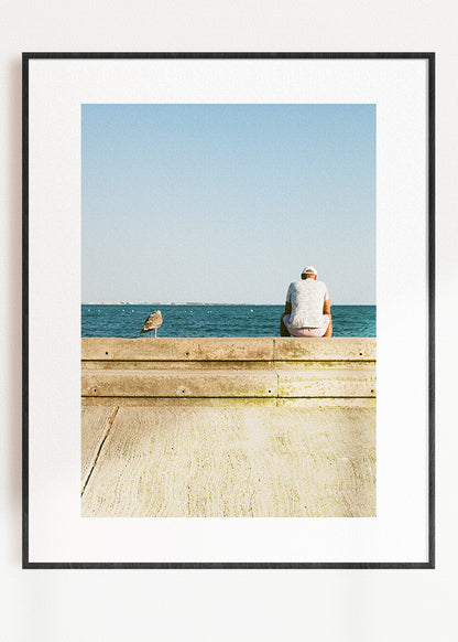 Gerahmter Kunstdruck "What a day, huh?"