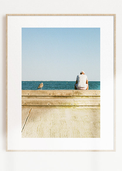 Gerahmter Kunstdruck "What a day, huh?"