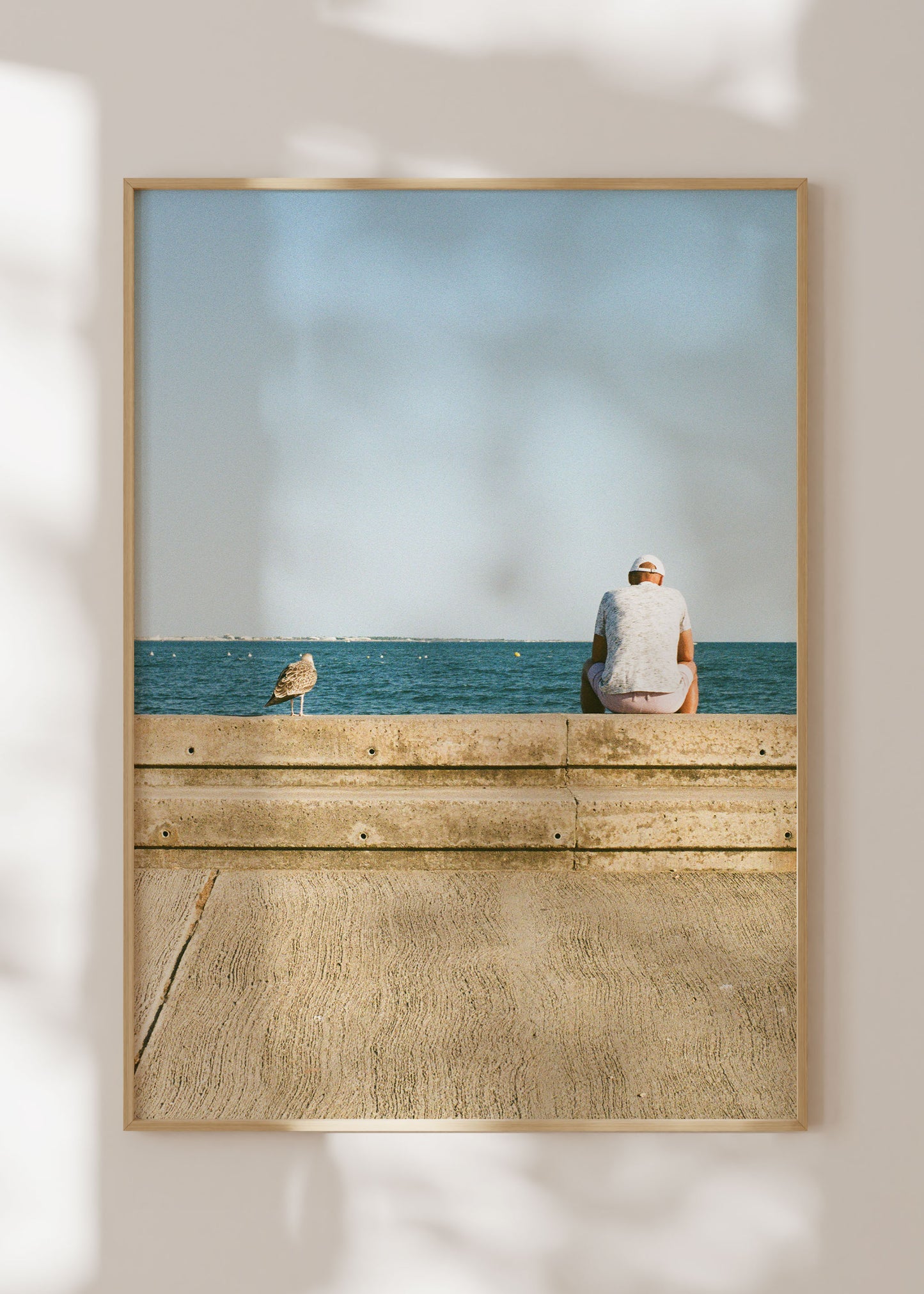 Gerahmter Kunstdruck "What a day, huh?"