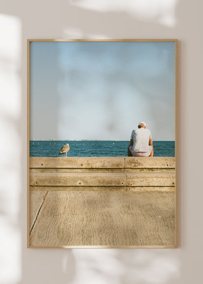 Gerahmter Kunstdruck "What a day, huh?"