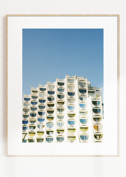 Gerahmter Kunstdruck "La Grande Motte 1"
