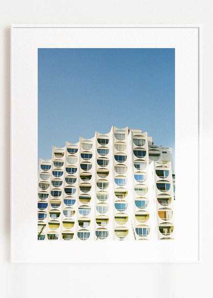 Gerahmter Kunstdruck "La Grande Motte 1"