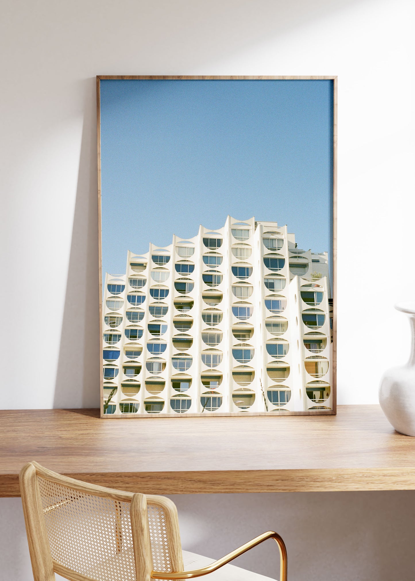 Gerahmter Kunstdruck "La Grande Motte 1"