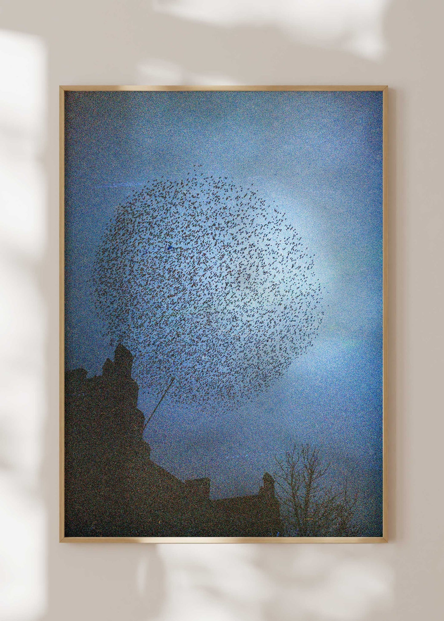 Gerahmter Kunstdruck "Murmuration"