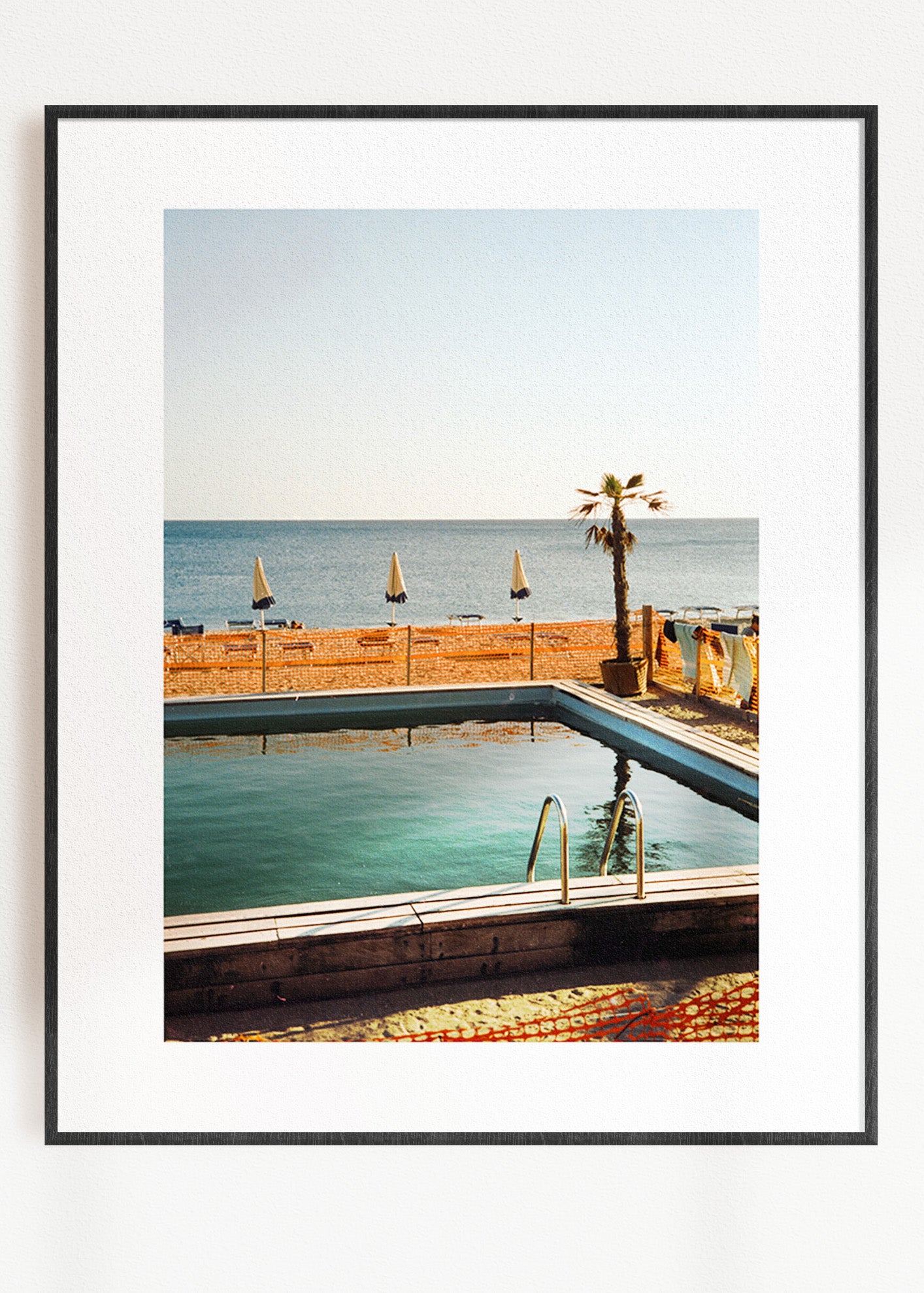 Gerahmter Kunstdruck "Pool"