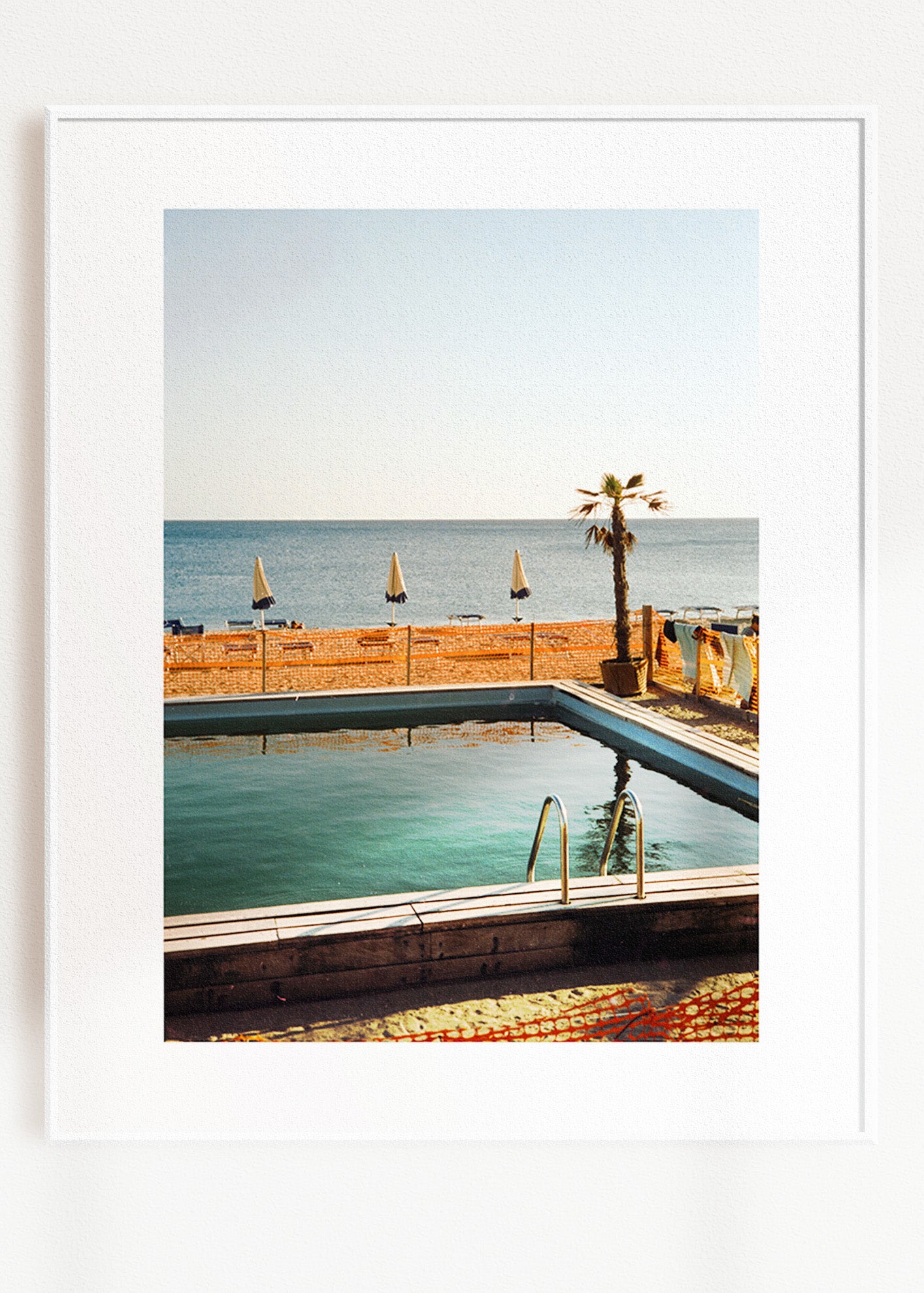 Gerahmter Kunstdruck "Pool"