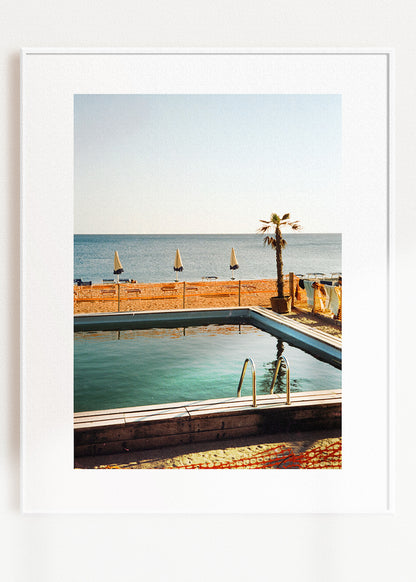 Gerahmter Kunstdruck "Pool"