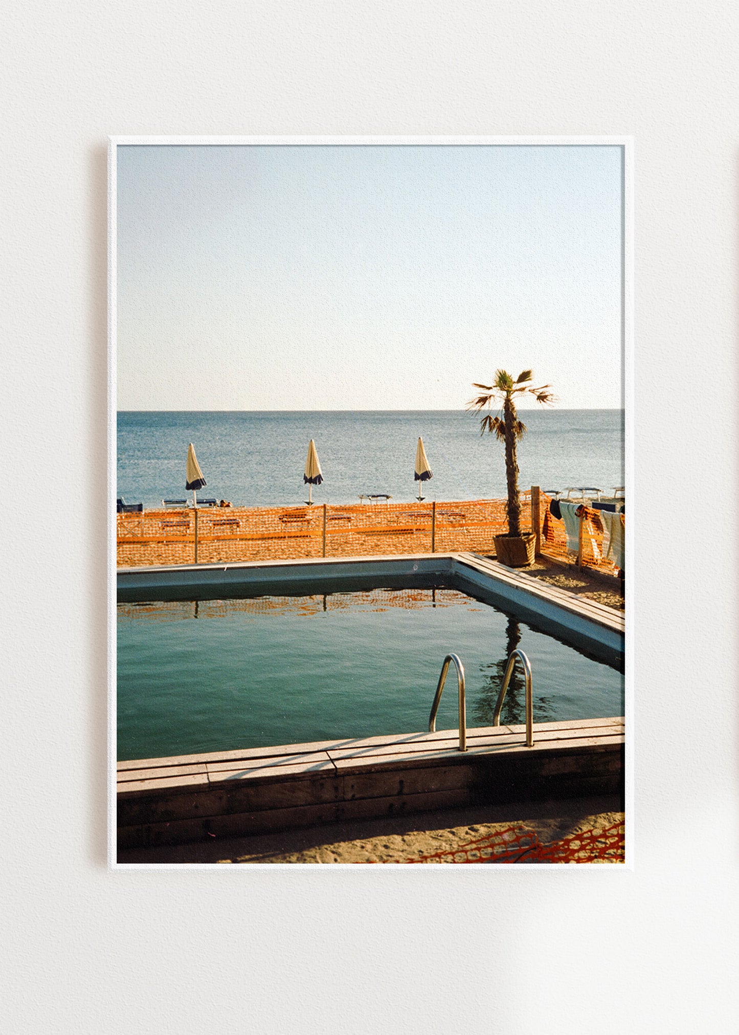 Gerahmter Kunstdruck "Pool"
