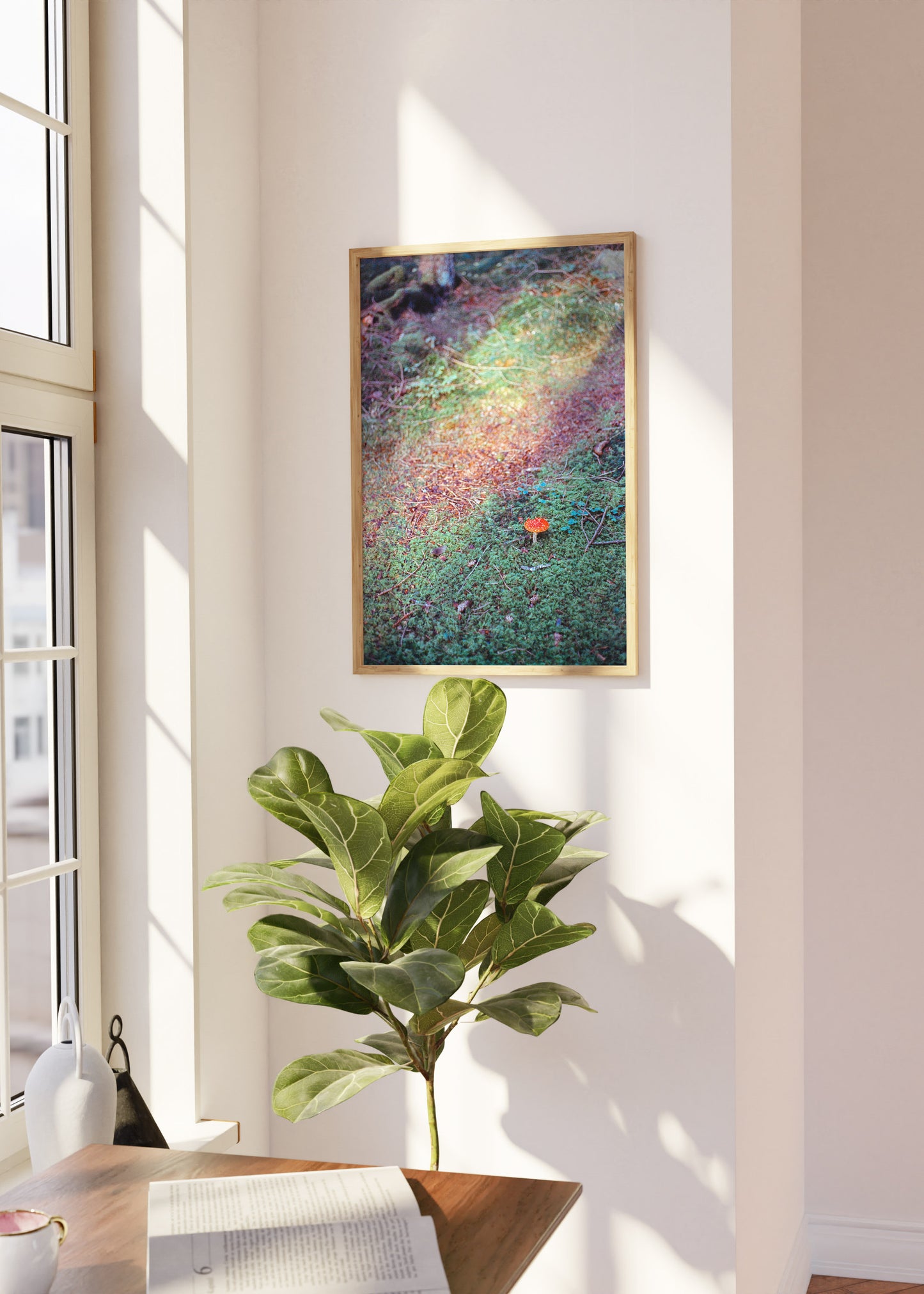 Gerahmter Kunstdruck "Schwamma"