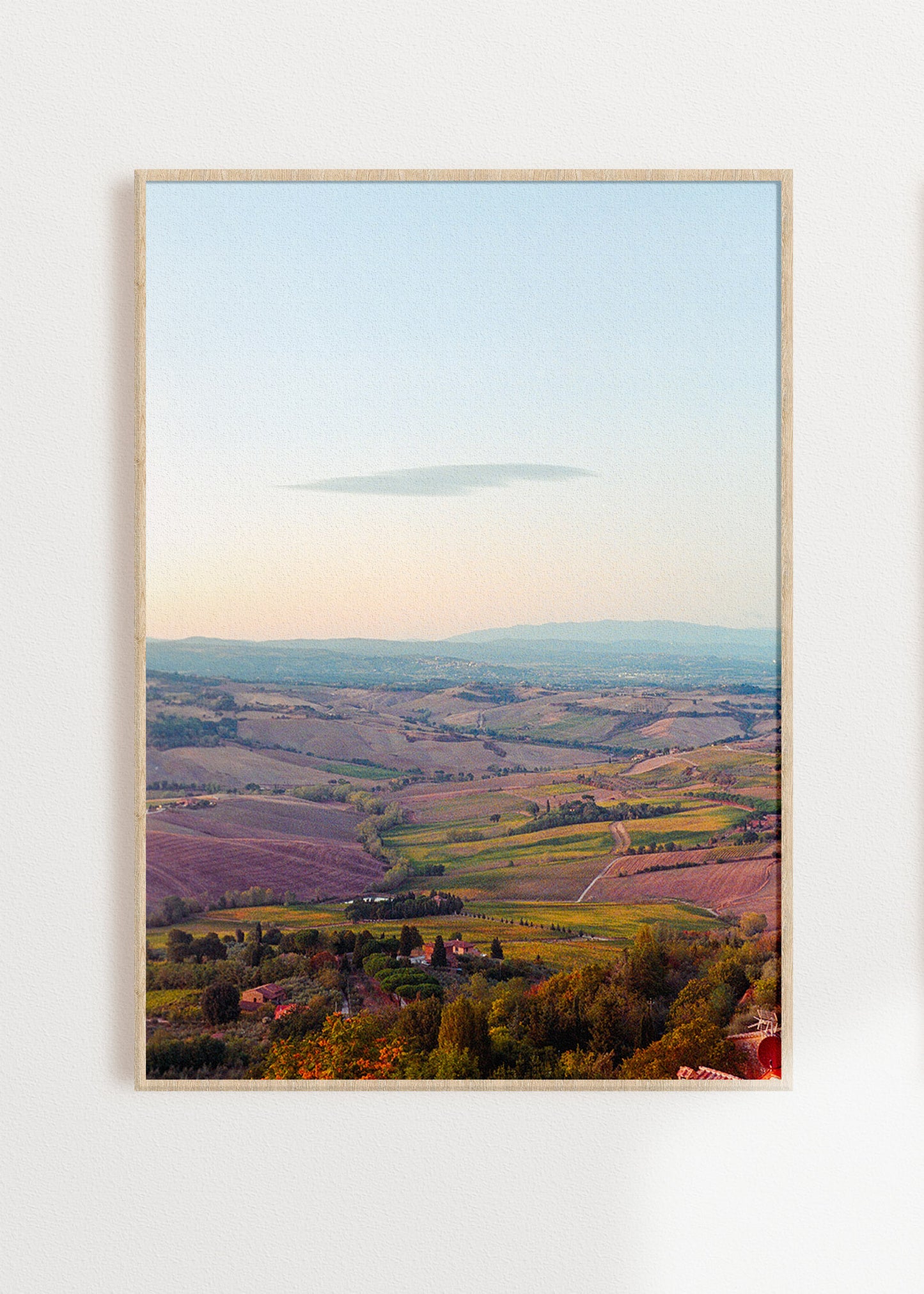 Gerahmter Kunstdruck "Toskana"