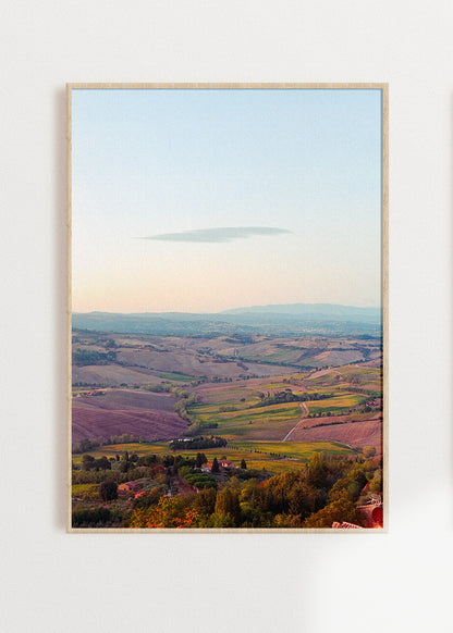 Gerahmter Kunstdruck "Toskana"